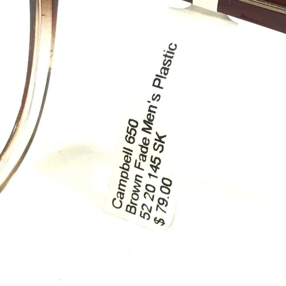 Affordable Designs Eyeglasses Frames CAMPBELL BROWN FADE Square 52-20-145